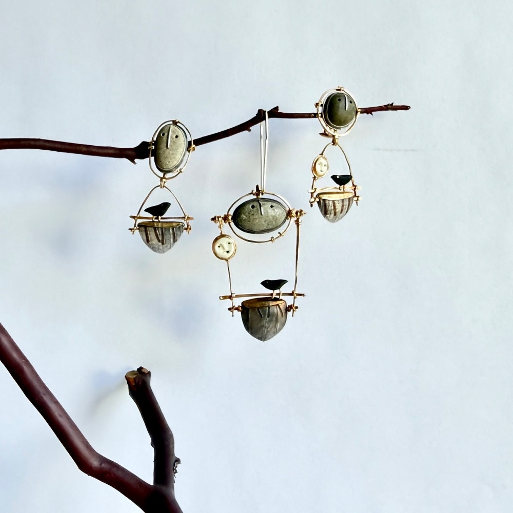 Carolyn Morris Bach Brooch and Earrings Set - Picture 4 of 15